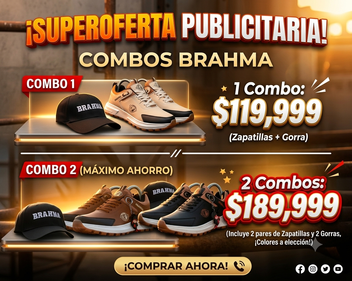 COMBO CASUAL  PREMIUM BRAHMA 2 